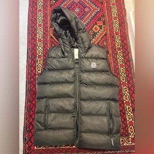 Moncler Black Puffer Vest